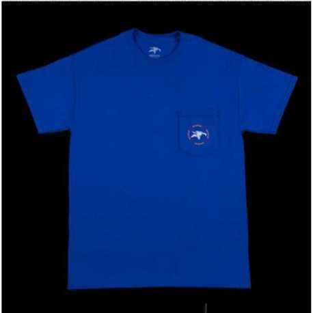 T-Shirts Animal Emblem Pocket L Blue
