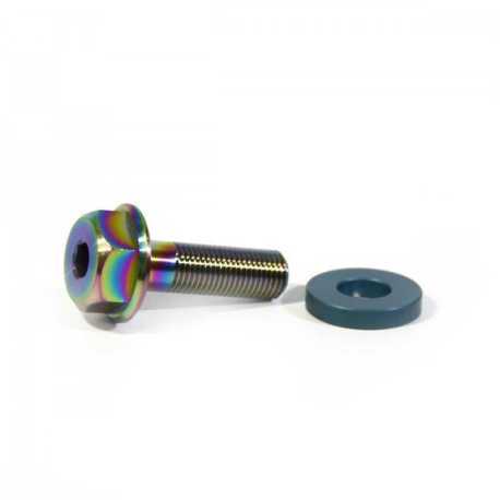 Титановые болты для втулки Armour Bikes Go Grind 10 mm 24tpi Oil Slick (нефтяное, масляное)