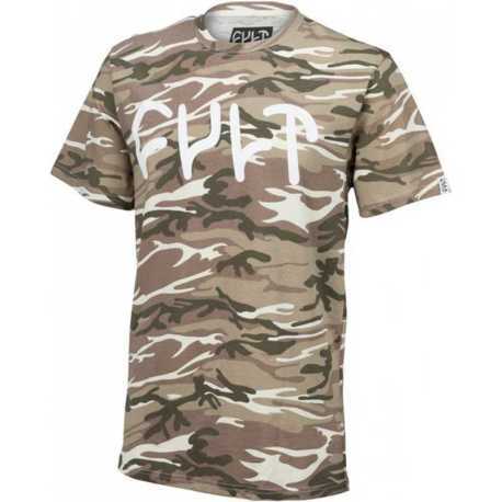 T-Shirts Cult Logo Tee Desert Camo Shirt L