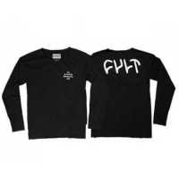T-Shirts Memorandum Long Sleeve Black Large