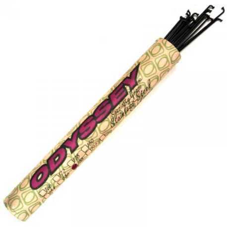 Спиці Spokes Odyssey 184 мм 14g Nipple 12 мм чорний 50 ПК.