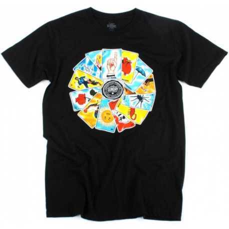 T-Shirts Sunday Bad Card L Black
