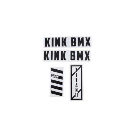 Kink Titan 2 Decal Kit Black Sticker Pack