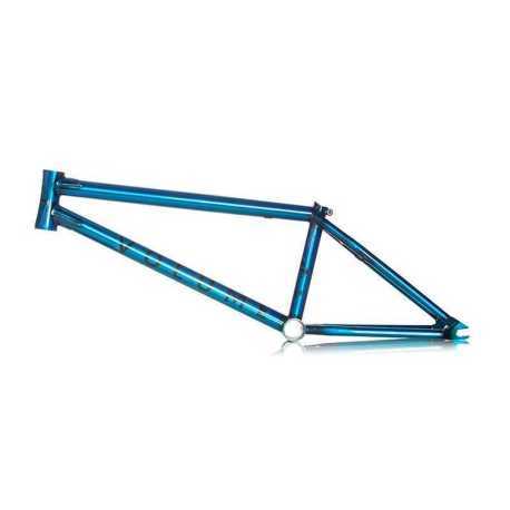 Рама BMX Volume Jarren Barboza`s Voyager 21 прозрачная синяя 