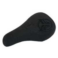 Седло BMX Federal Mid Pivotal Logo черное с вышитым черным логотипом