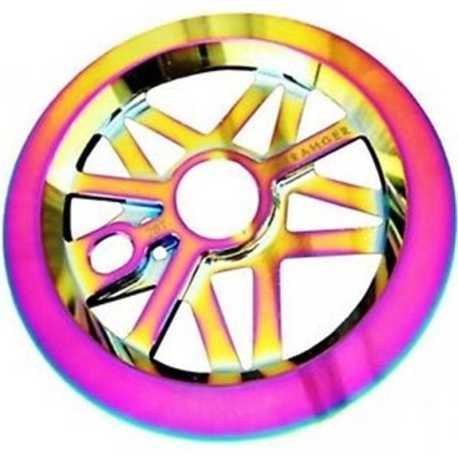 Звезда BMX Stranger Strangergram 28T oil slick c защитой
